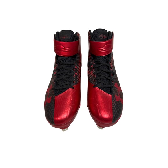 Under Armour Other - Under Armour Harper 7 RM‎ Baseball Cleats Red Black Mens 11.5